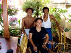 Happy people in Bali