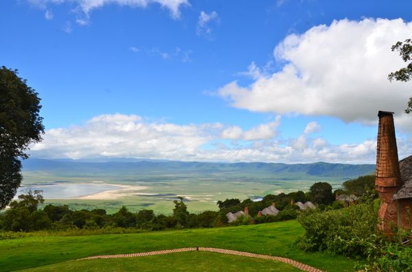 view from Ngorongoro Crater Lodge